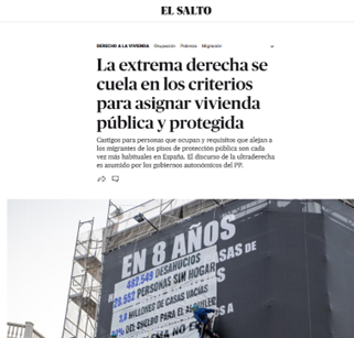 Criterios excluyentes para personas que ocupan, a la hora de acceder a la vivienda pública en la Comunidad de Madrid